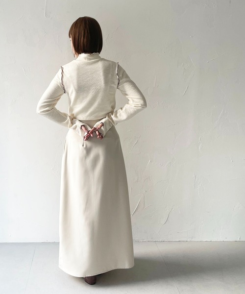 CLEIO（クレイオ）の「【CLEIO】リブメローハイネックトップス（Tシャツ/カットソー・レディース・ホワイト系その他/アイボリー・FREE）」の19枚目の写真