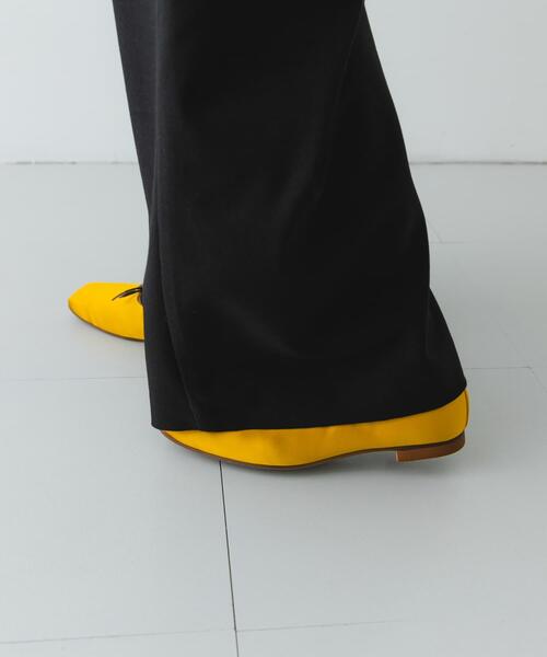 RODE SKO（ロデスコ）の「『MADE IN JAPAN』 サテンスクエアトゥバレエシューズ（バレエシューズ・レディース・ブラック/ブラウン/マスタード・36/38/37）」の13枚目の写真