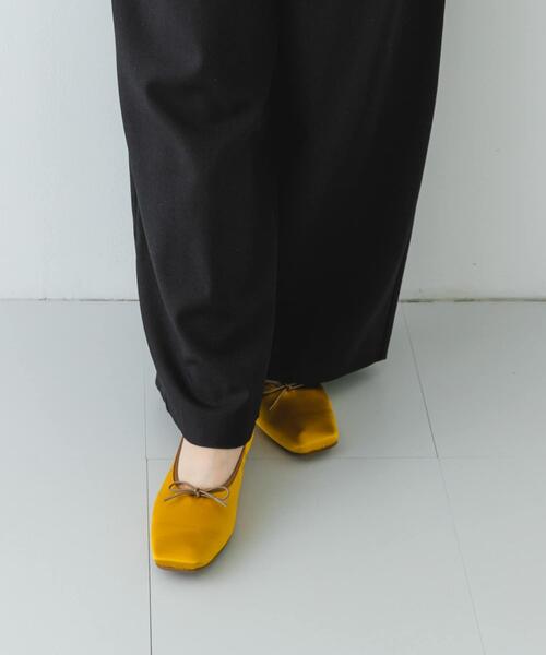 RODE SKO（ロデスコ）の「『MADE IN JAPAN』 サテンスクエアトゥバレエシューズ（バレエシューズ・レディース・ブラック/ブラウン/マスタード・36/38/37）」の15枚目の写真