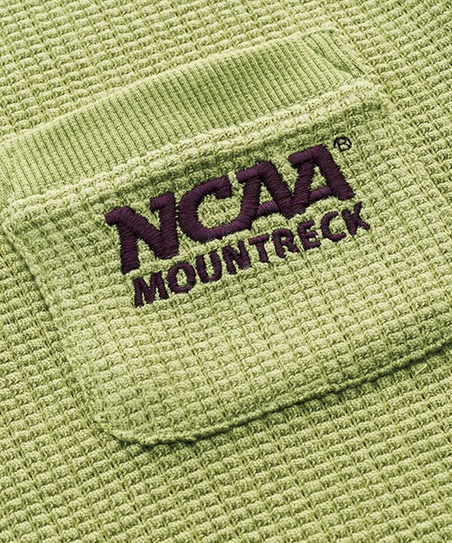 BELLUNA PLUS(ベルーナ)の「NCAA 裏起毛ワッフルプルオーバー(Tシャツ/カットソー・レディース・アイボリー/ネイビー/ライム・LARGE/X-LARGE/MEDIUM)」の7枚目の写真