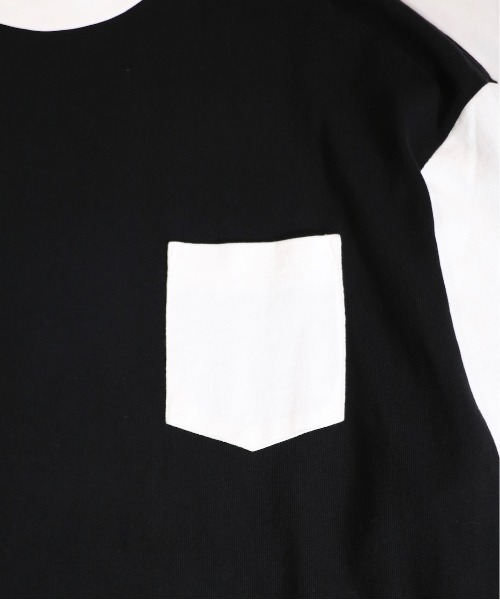 TOWNCRAFT（タウンクラフト）の「TOWN CRAFT / タウンクラフト 70S POCKET LS TEE 70S　ポケットLS シャツ（Tシャツ/カットソー・メンズ・ブラック/ブラウン・LARGE/MEDIUM）」の12枚目の写真
