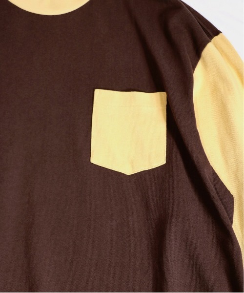 TOWNCRAFT（タウンクラフト）の「TOWN CRAFT / タウンクラフト 70S POCKET LS TEE 70S　ポケットLS シャツ（Tシャツ/カットソー・メンズ・ブラック/ブラウン・LARGE/MEDIUM）」の20枚目の写真