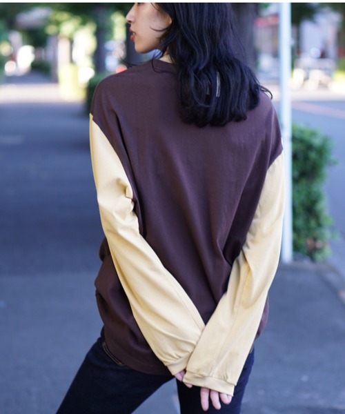 TOWNCRAFT（タウンクラフト）の「TOWN CRAFT / タウンクラフト 70S POCKET LS TEE 70S　ポケットLS シャツ（Tシャツ/カットソー・メンズ・ブラック/ブラウン・LARGE/MEDIUM）」の17枚目の写真