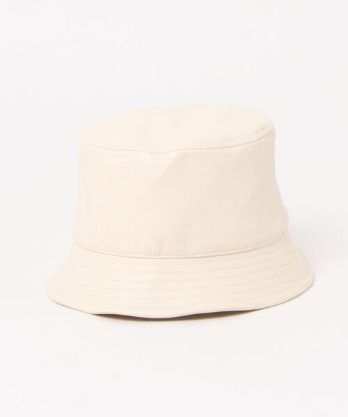 petit main(プティマイン)の「フェイクレザーバケットハット(ハット・キッズ・アイボリー/ブラック・52cm/54cm/50cm)」の12枚目の写真