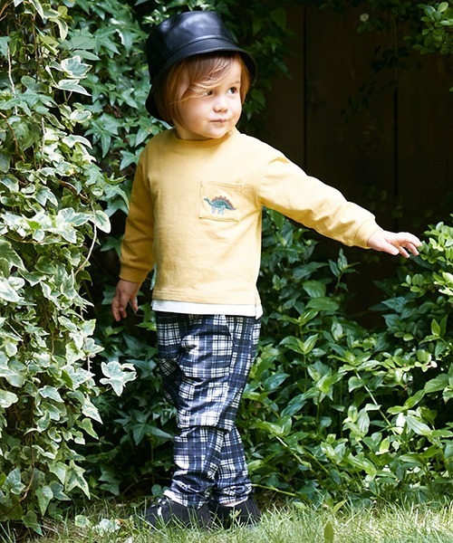 petit main(プティマイン)の「フェイクレザーバケットハット(ハット・キッズ・アイボリー/ブラック・52cm/54cm/50cm)」の5枚目の写真