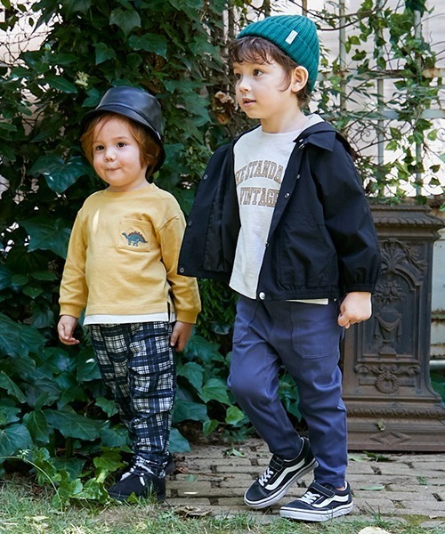 petit main(プティマイン)の「フェイクレザーバケットハット(ハット・キッズ・アイボリー/ブラック・52cm/54cm/50cm)」の8枚目の写真