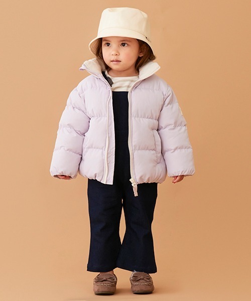 petit main(プティマイン)の「フェイクレザーバケットハット(ハット・キッズ・アイボリー/ブラック・52cm/54cm/50cm)」の14枚目の写真