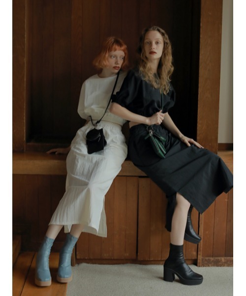 AMAIL（アマイル）の「Sandwich nuke boots（ブーツ・レディース・ブラック/ブルー・S/M/L）」の14枚目の写真