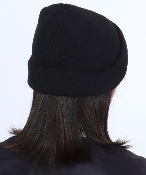 ⭐️人気 希少⭐️ ブラック ニット帽 セール】Dickies（ディッキーズ）ワンポイントロゴショートワッチ