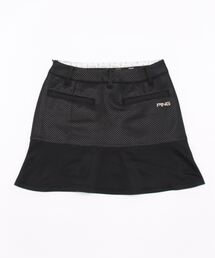 新品　S ピン　PING APPAREL ドットジャガードスカート　黒　フレア 新品 S ピン PING APPAREL ドットジャガードスカート 黒 フレア