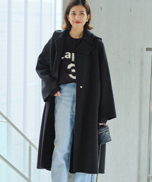 IENA | ダブルフェイスフードコート(その他アウター)