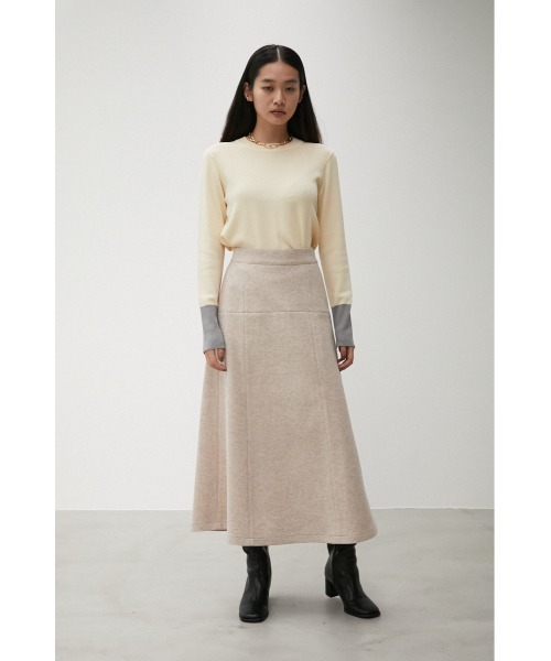 WOOL LIKE NARROW MIDI SKIRT/ウールライクナローミディスカート