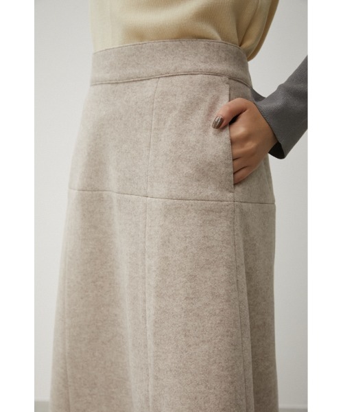 WOOL LIKE NARROW MIDI SKIRT/ウールライクナローミディスカート