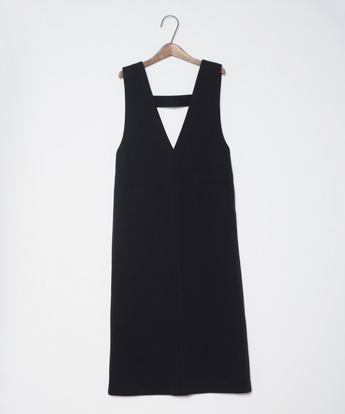 Crisp（クリスプ）の「バックストラップジャンパースカート（ジャンパースカート・レディース・ブラック/ネイビー/ピンク・FREE）」の19枚目の写真