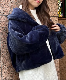 abc une face | ショールファージャケット(その他アウター)