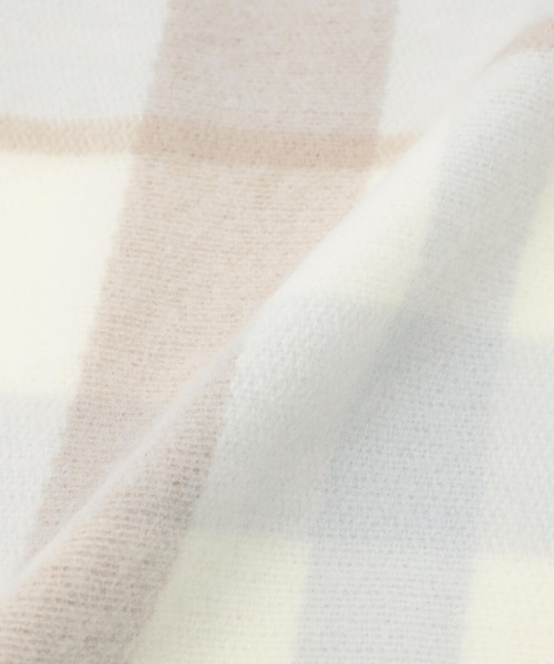 MISCH MASCH（ミッシュマッシュ）の「チェックストール（ストール/ショール・レディース・ベビーピンク/ライトブルー/ラベンダー/ベージュ・FREE）」の8枚目の写真