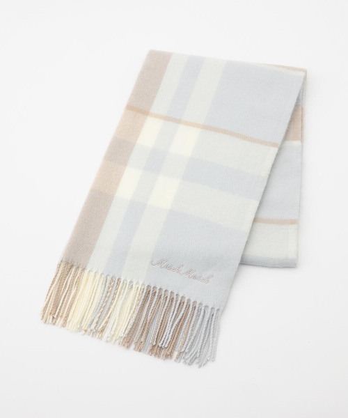 MISCH MASCH（ミッシュマッシュ）の「チェックストール（ストール/ショール・レディース・ベビーピンク/ライトブルー/ラベンダー/ベージュ・FREE）」の13枚目の写真