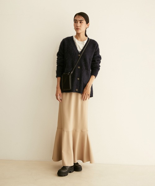 SALON adam et rope'（サロン アダム エ ロペ）の「スマホポシェット/ミニショルダーバッグ（ショルダーバッグ・レディース・ブラック/ベージュ/ライトグリーン・FREE）」の4枚目の写真