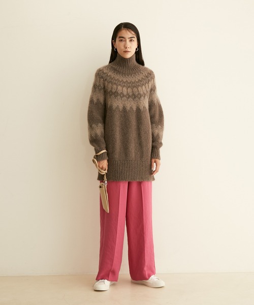 SALON adam et rope'（サロン アダム エ ロペ）の「スマホポシェット/ミニショルダーバッグ（ショルダーバッグ・レディース・ブラック/ベージュ/ライトグリーン・FREE）」の5枚目の写真