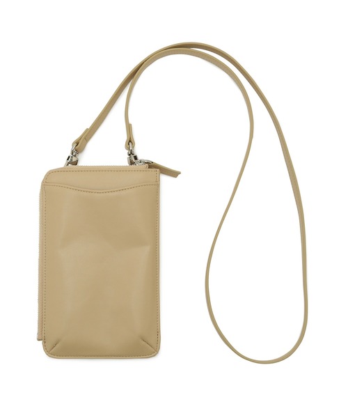 SALON adam et rope'（サロン アダム エ ロペ）の「スマホポシェット/ミニショルダーバッグ（ショルダーバッグ・レディース・ブラック/ベージュ/ライトグリーン・FREE）」の14枚目の写真