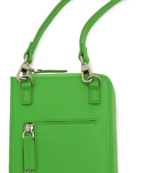 SALON adam et rope'（サロン アダム エ ロペ）の「スマホポシェット/ミニショルダーバッグ（ショルダーバッグ・レディース・ブラック/ベージュ/ライトグリーン・FREE）」の17枚目の写真