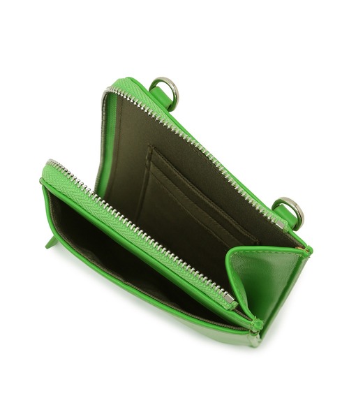 SALON adam et rope'（サロン アダム エ ロペ）の「スマホポシェット/ミニショルダーバッグ（ショルダーバッグ・レディース・ブラック/ベージュ/ライトグリーン・FREE）」の21枚目の写真