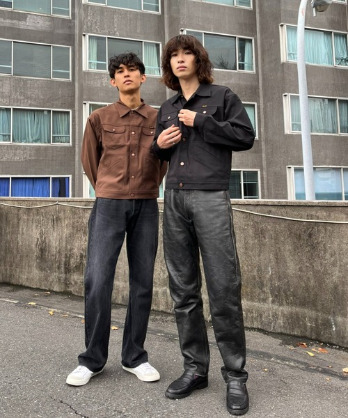 Wrangler(ラングラー)の「【WRANGLER/ラングラー】124MJ ジャケット(ブルゾン・メンズ・ブラック/ブラウン・MEDIUM/LARGE)」の3枚目の写真