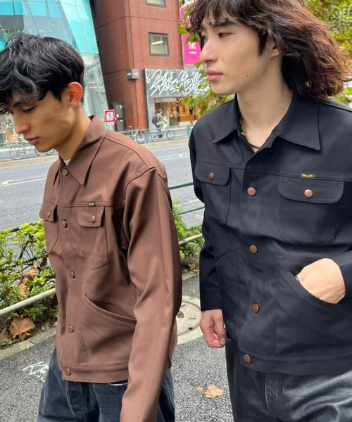 Wrangler(ラングラー)の「【WRANGLER/ラングラー】124MJ ジャケット(ブルゾン・メンズ・ブラック/ブラウン・MEDIUM/LARGE)」の5枚目の写真