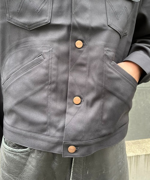 Wrangler(ラングラー)の「【WRANGLER/ラングラー】124MJ ジャケット(ブルゾン・メンズ・ブラック/ブラウン・MEDIUM/LARGE)」の17枚目の写真