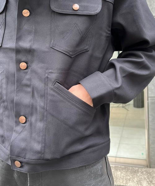 Wrangler(ラングラー)の「【WRANGLER/ラングラー】124MJ ジャケット(ブルゾン・メンズ・ブラック/ブラウン・MEDIUM/LARGE)」の18枚目の写真