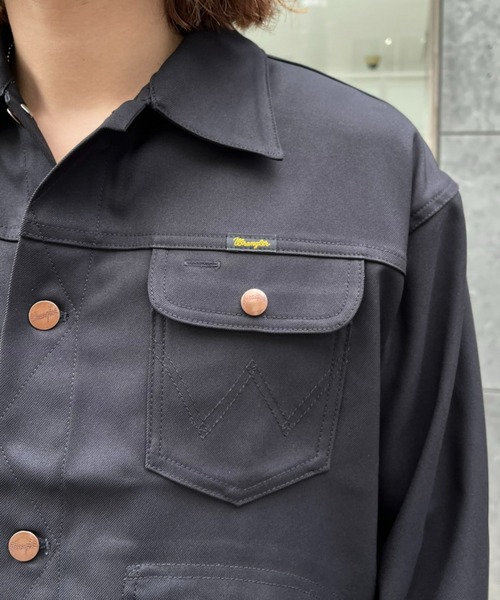 Wrangler(ラングラー)の「【WRANGLER/ラングラー】124MJ ジャケット(ブルゾン・メンズ・ブラック/ブラウン・MEDIUM/LARGE)」の19枚目の写真