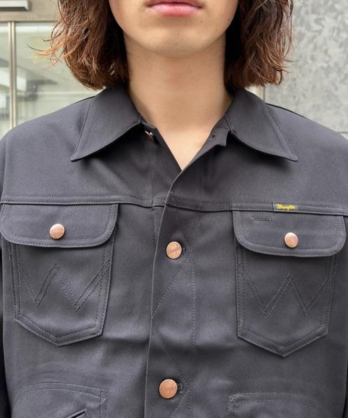 Wrangler(ラングラー)の「【WRANGLER/ラングラー】124MJ ジャケット(ブルゾン・メンズ・ブラック/ブラウン・MEDIUM/LARGE)」の20枚目の写真