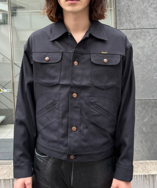 Wrangler(ラングラー)の「【WRANGLER/ラングラー】124MJ ジャケット(ブルゾン・メンズ・ブラック/ブラウン・MEDIUM/LARGE)」の7枚目の写真