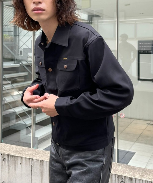 Wrangler(ラングラー)の「【WRANGLER/ラングラー】124MJ ジャケット(ブルゾン・メンズ・ブラック/ブラウン・MEDIUM/LARGE)」の8枚目の写真