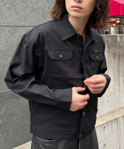 Wrangler(ラングラー)の「【WRANGLER/ラングラー】124MJ ジャケット(ブルゾン・メンズ・ブラック/ブラウン・MEDIUM/LARGE)」の11枚目の写真
