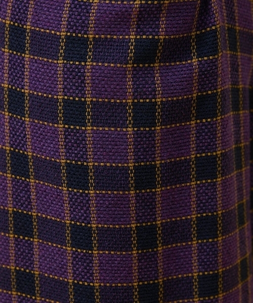 Jocomomola(ホコモモラ)の「Enredar オリジナルチェックパンツ(その他パンツ・レディース・レッド/パープル・40)」の10枚目の写真