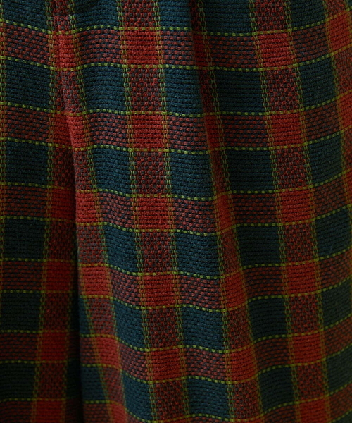 Jocomomola(ホコモモラ)の「Enredar オリジナルチェックパンツ(その他パンツ・レディース・レッド/パープル・40)」の14枚目の写真