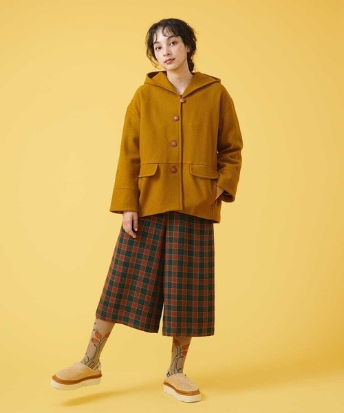 Jocomomola(ホコモモラ)の「Enredar オリジナルチェックパンツ(その他パンツ・レディース・レッド/パープル・40)」の18枚目の写真