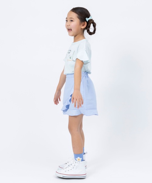 trois lapins kp（トロワラパンケーピー）の「TCサッカー ラップキュロット(110～160cm)（その他パンツ・キッズ・カーキ/サックスブルー・110cm/120cm/130cm/140cm/150cm/160cm）」の13枚目の写真