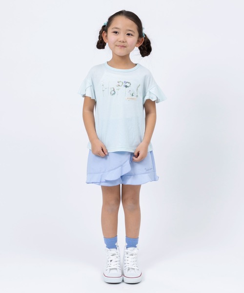 trois lapins kp（トロワラパンケーピー）の「TCサッカー ラップキュロット(110～160cm)（その他パンツ・キッズ・カーキ/サックスブルー・110cm/120cm/130cm/140cm/150cm/160cm）」の6枚目の写真