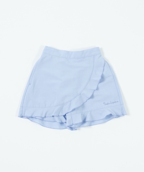 trois lapins kp（トロワラパンケーピー）の「TCサッカー ラップキュロット(110～160cm)（その他パンツ・キッズ・カーキ/サックスブルー・110cm/120cm/130cm/140cm/150cm/160cm）」の8枚目の写真