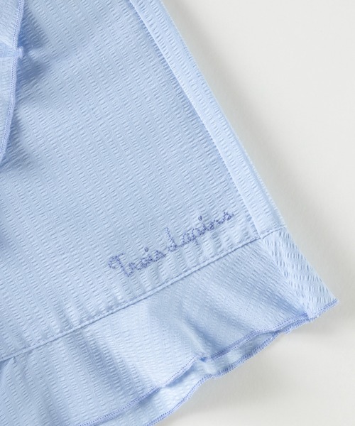 trois lapins kp（トロワラパンケーピー）の「TCサッカー ラップキュロット(110～160cm)（その他パンツ・キッズ・カーキ/サックスブルー・110cm/120cm/130cm/140cm/150cm/160cm）」の12枚目の写真