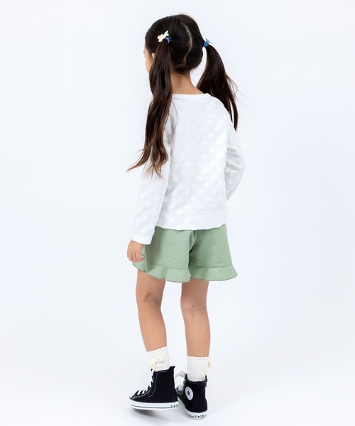 trois lapins kp（トロワラパンケーピー）の「TCサッカー ラップキュロット(110～160cm)（その他パンツ・キッズ・カーキ/サックスブルー・110cm/120cm/130cm/140cm/150cm/160cm）」の16枚目の写真