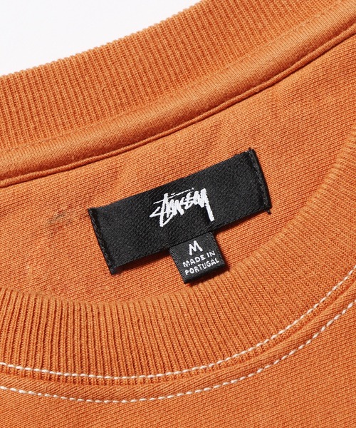 STUSSY（ステューシー）の「STUSSY/ステューシー CONTRAST STITCH LABEL CREW スウェット（スウェット・メンズ・レンガ/ブラック/ネイビー/グレー・M/XL/L）」の6枚目の写真