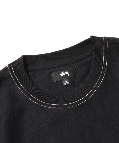 STUSSY（ステューシー）の「STUSSY/ステューシー CONTRAST STITCH LABEL CREW スウェット（スウェット・メンズ・レンガ/ブラック/ネイビー/グレー・M/XL/L）」の11枚目の写真