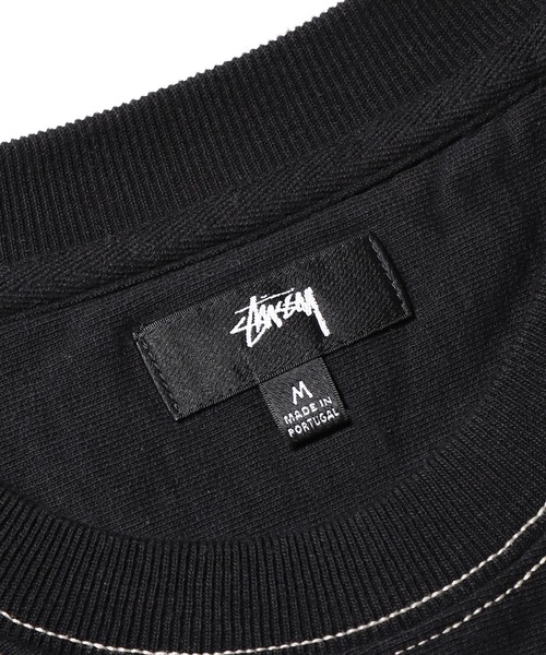 STUSSY（ステューシー）の「STUSSY/ステューシー CONTRAST STITCH LABEL CREW スウェット（スウェット・メンズ・レンガ/ブラック/ネイビー/グレー・M/XL/L）」の12枚目の写真