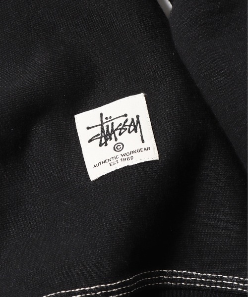 STUSSY（ステューシー）の「STUSSY/ステューシー CONTRAST STITCH LABEL CREW スウェット（スウェット・メンズ・レンガ/ブラック/ネイビー/グレー・M/XL/L）」の13枚目の写真