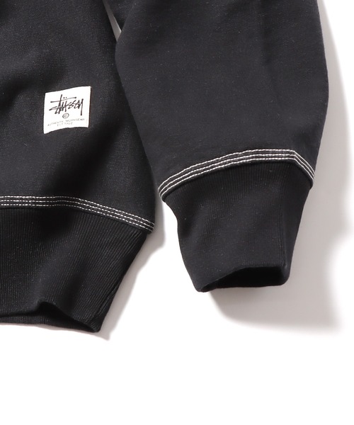 STUSSY（ステューシー）の「STUSSY/ステューシー CONTRAST STITCH LABEL CREW スウェット（スウェット・メンズ・レンガ/ブラック/ネイビー/グレー・M/XL/L）」の14枚目の写真