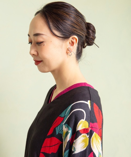 カヤ（カヤ）の「【カヤ】あわじ結びイヤーカフ（イヤーカフ・レディース・シルバー/ゴールド・FREE）」の4枚目の写真