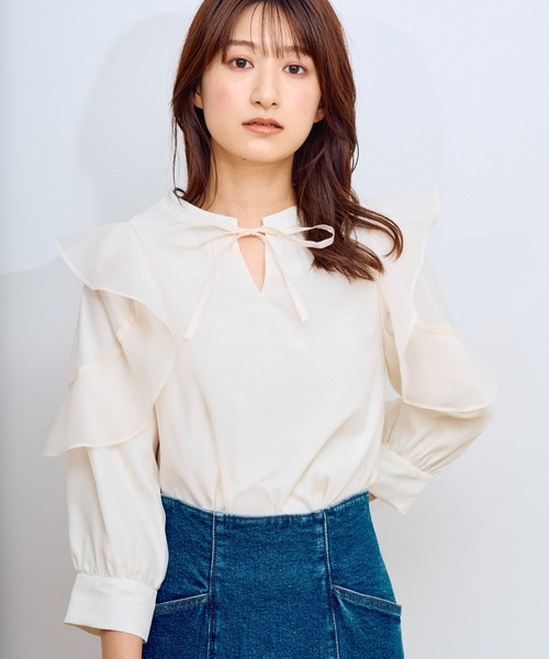 NOELA（ノエラ）の「フリルスリーブブラウス（シャツ/ブラウス）」 - WEAR